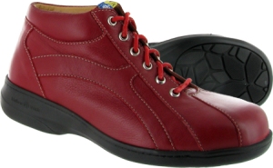 Mellow Walk Daisy SD safety shoe in red leather